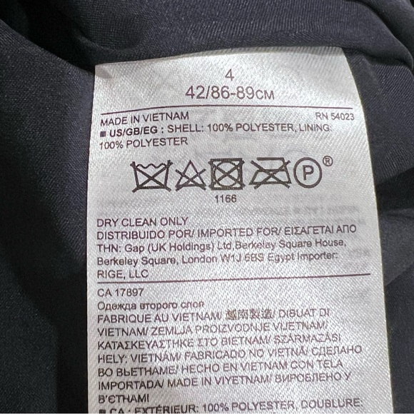 ⭐️ Banana Republic Tweed Fit and Flare Dress Size 4 - Picture 16 of 16